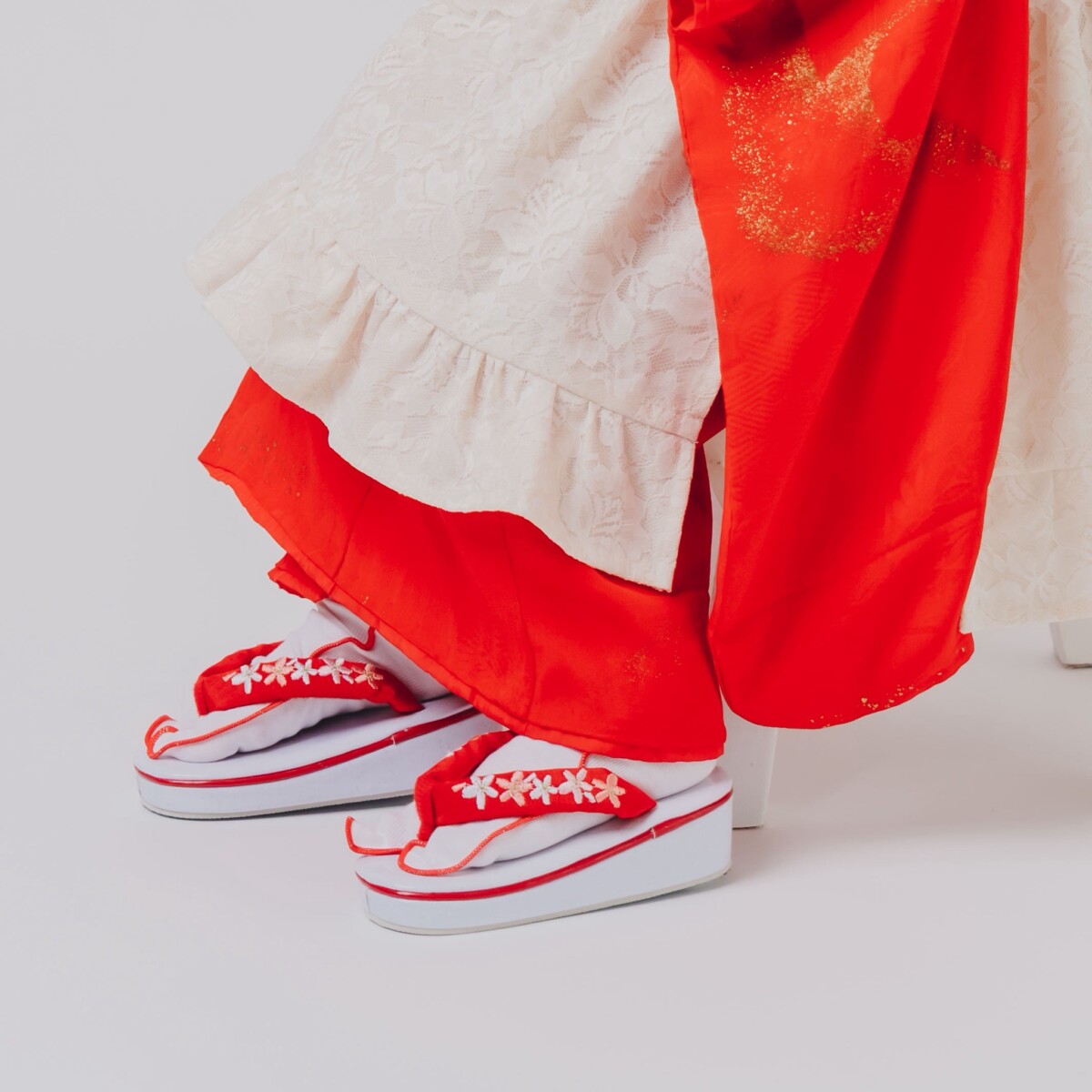 大阪市天王寺区の3歳七五三前撮り ナチュラルでアンティークな貸切フォトスタジオ